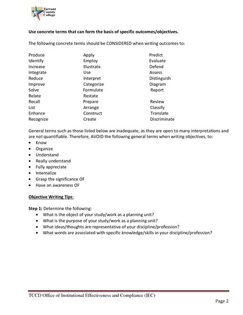 Image result for Measurable Outcomes Examples