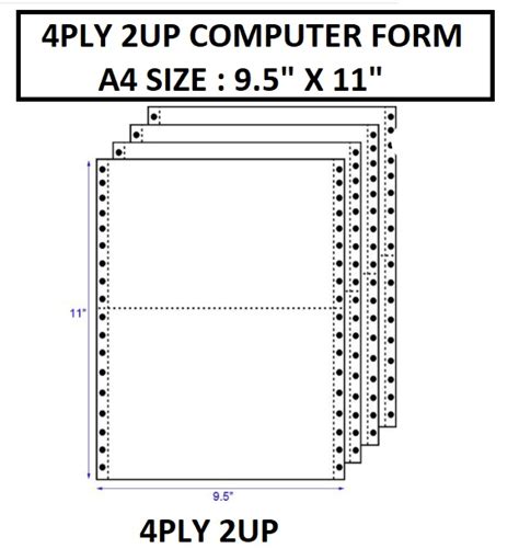 Image result for 4Ply Computer Form