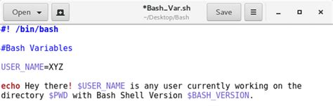 Image result for Bash Script Variables As