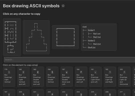 Image result for ASCII Box Drawing Characters