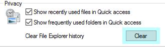 Quick Access File History に対する画像結果