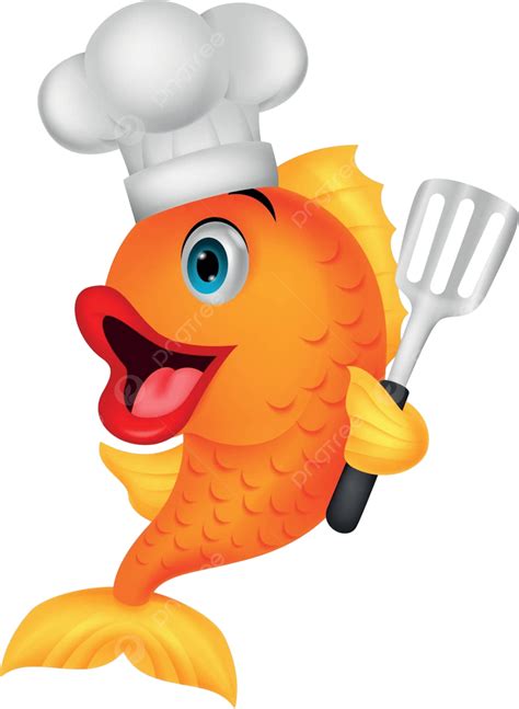 Chef Cooking Fish Vector に対する画像結果