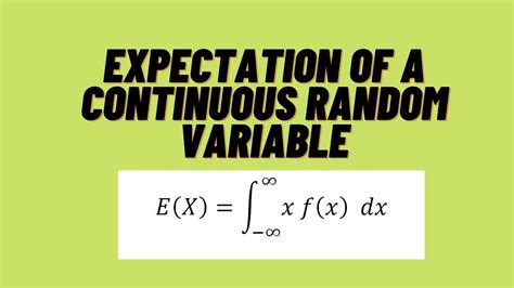 Toradh íomhá ar Random Variable Expectation