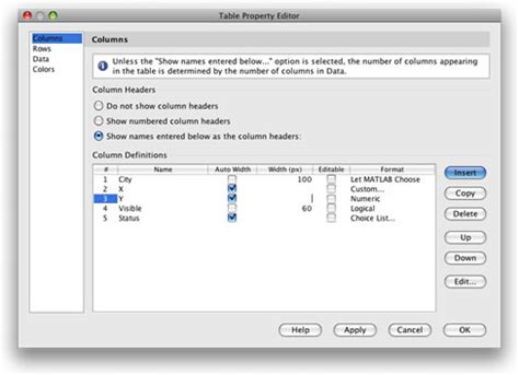 Image result for Table Function MATLAB