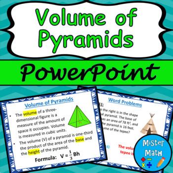 Image result for Math 6 Volume Pyramid