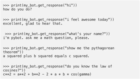 Image result for Chat Bot Training Data in Pairs in Python