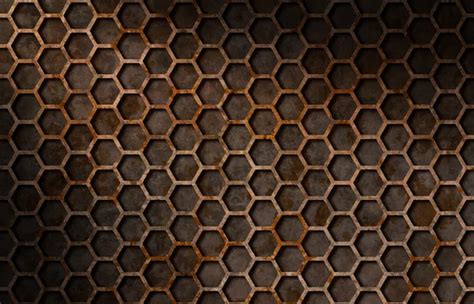 Image result for Hexagon Pattern Rusty Red