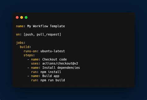 Image result for GitHub Workflow Sample Screen