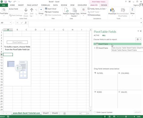 Image result for Creating Pivot Table From Multiple Sheets