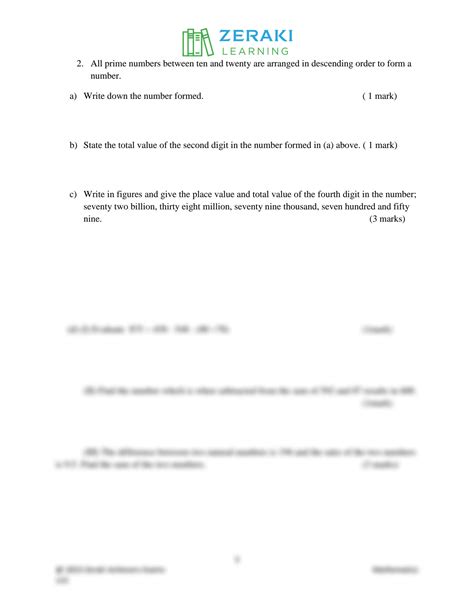 Mathematics Form 1 Question に対する画像結果