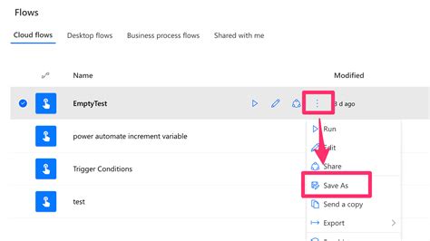 Afbeeldingsresultaten voor Power Automate Create a Copy of a Flow