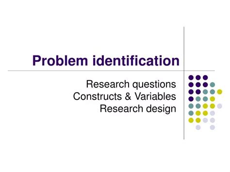 Toradh íomhá ar Problem Identification Ppt Design