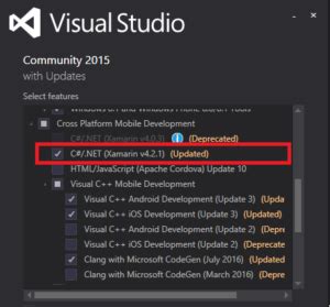 Image result for Visual Studio 2017 Windows Phone