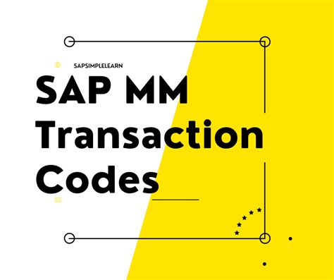 Image result for SAP mm Module Codes