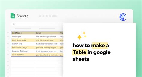 Image result for Google Sheets Table Modern Design