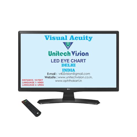 Toradh íomhá ar LED Visual Acuity Chart