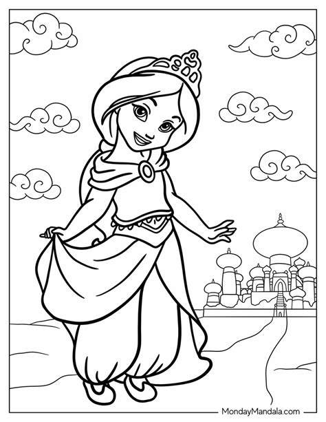 Princess Printable Coloring Pages に対する画像結果