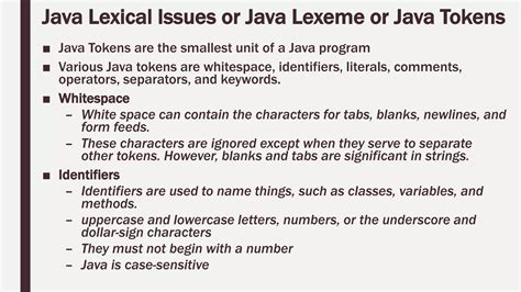 Image result for Lexical Java