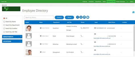 Image result for SharePoint Company Directory