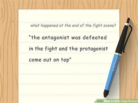 Image result for How to Write a Fight Scene Example