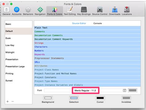 Xcode Font に対する画像結果