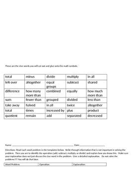 Image result for Problem Solving Clue Words