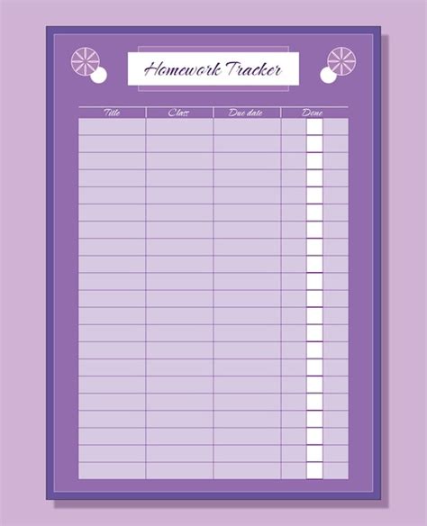 Image result for Homework Data Tracker