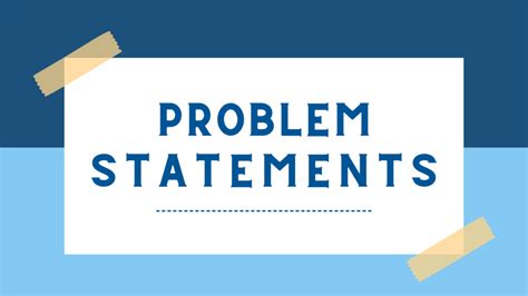Image result for Problem Statement Table