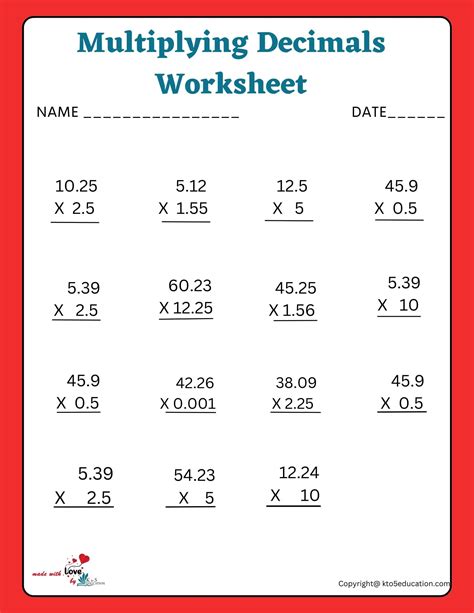 Image result for Multiplying Whole Numbers Worksheet