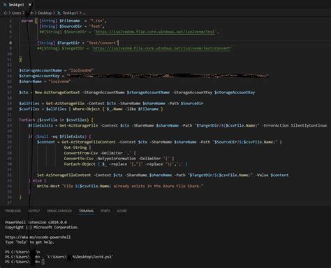 Image result for Azure PowerShell Path to File