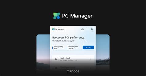 PC Manager Windows 11 に対する画像結果