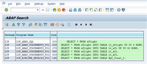 Toradh íomhá ar ABAP Code Linefsdv