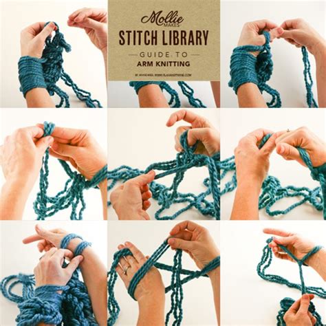 Image result for Easy Arm Knitting