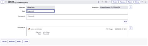 Toradh íomhá ar In Service Now How Do We Create Change Request