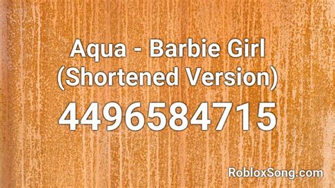 Image result for What Is the Roblox Code for Barbie Theme Song