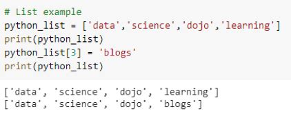 Toradh íomhá ar Mutable and Immutable Python