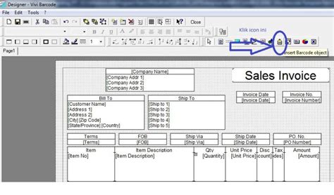 Image result for Invoice with Barcode Code