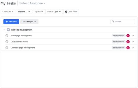 Task List Cmd Filter に対する画像結果
