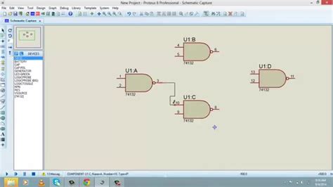 how to use proteus for digital logic design Tutorial#7 - YouTube