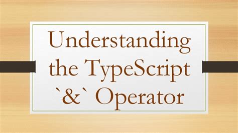 Image result for TypeScript Operator