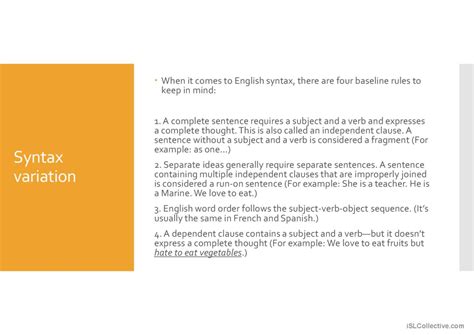 Image result for Syntax in a Sentence