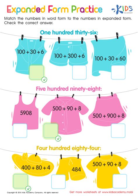 Image result for Expanded Form and Equivalent Representation Worksheets