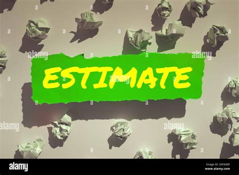 Toradh íomhá ar Estimation Sign