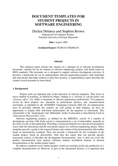 Image result for Tech Report Abstract Examples