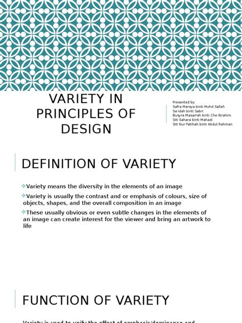 Variety in Principles of Graphic Design Updated | PDF | Composition ...