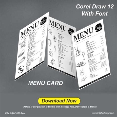 Image result for Menu Card Design Simple Drawigs