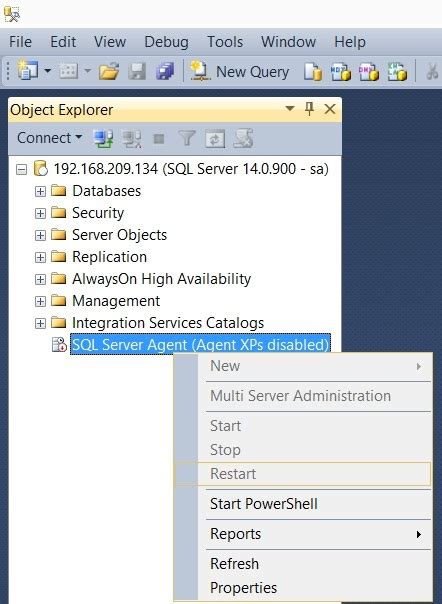 Image result for How to Enable SQL Server Agent