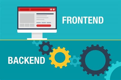Image result for Picture Defining Frontend/Backend