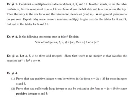 Afbeeldingsresultaten voor Multiplication Table of Modulo 4