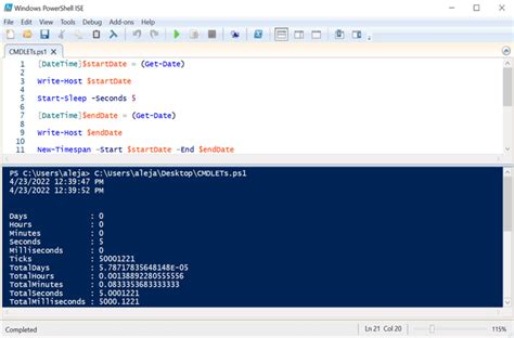 Sample PowerShell Commands に対する画像結果